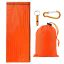 Orange sleep bag